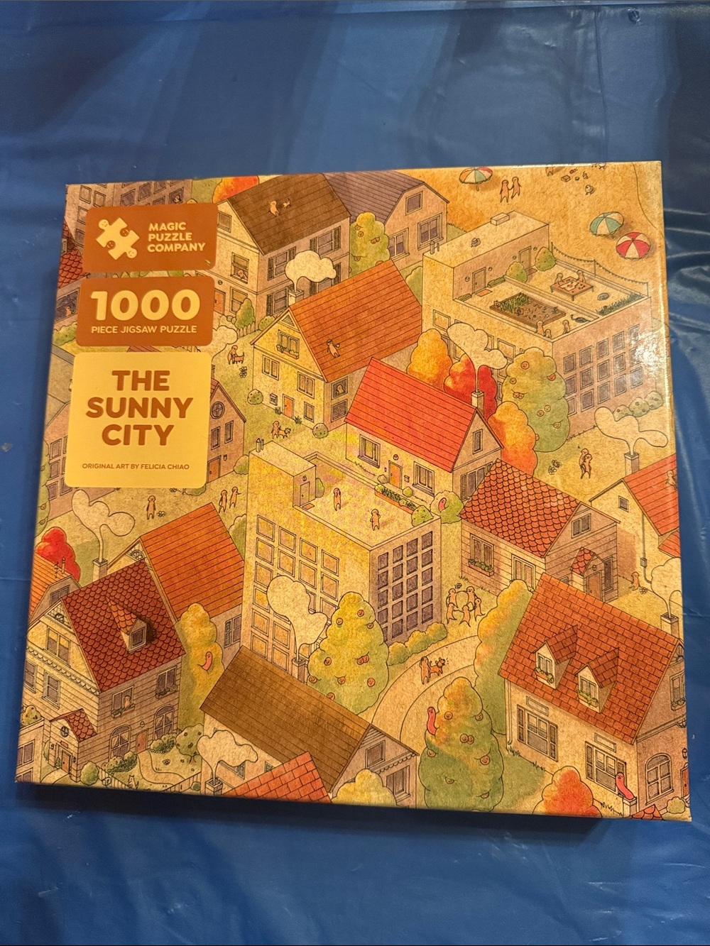 'The Sunny City' 1000-Piece Jigsaw Puzzle - Magic Puzzle Company